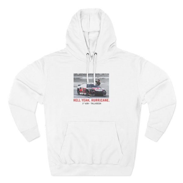 Carson Hocevar Hell Yeah Hurricane Talladega Win Three-panel Fleece Hoodie